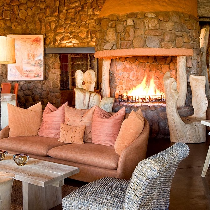 The Motse at Tswalu Kalahari Lounge Area