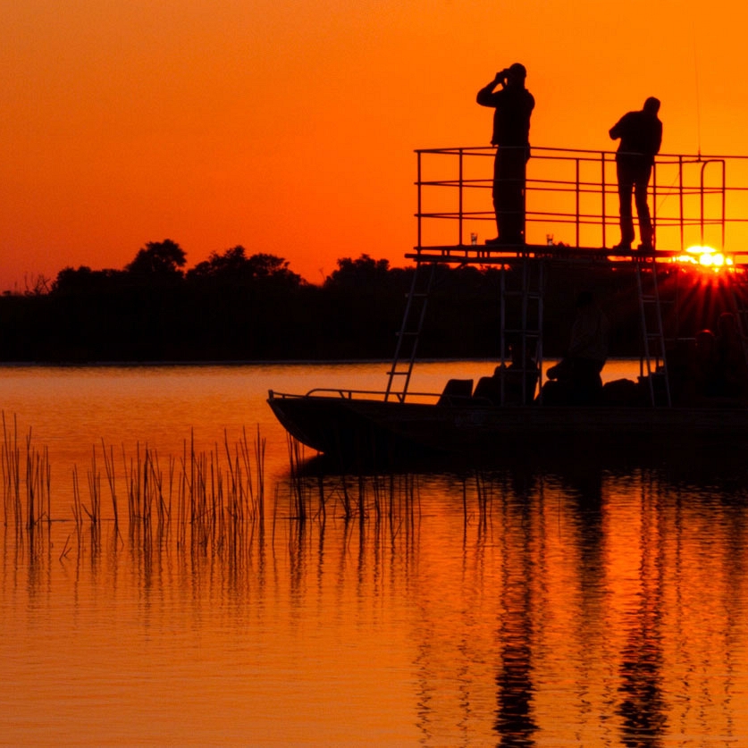 Botswana Safari Tour: Peak Season Okavango Adventure - Sunset Safari Cruise