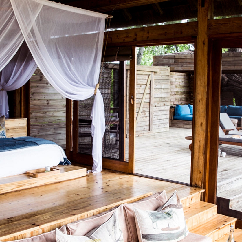 Luxurious suite at Vumbura Camp, Okavango Delta, Botswana