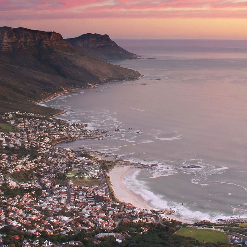 South Africa Cape Town - Table Mountain at Sunset