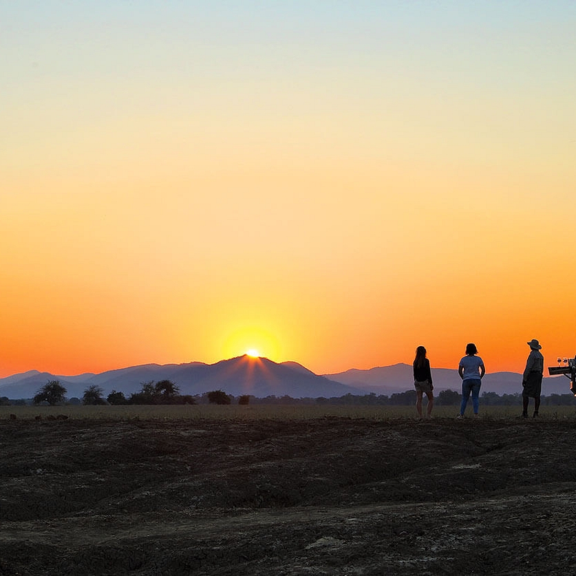 Sundowners at Anabezi Luxury Tented Camp - Wildlife Safari and Beach: Zambia and Lake Malawi Luxury Tour