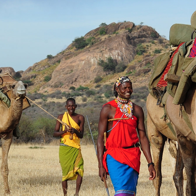 Karisia Walking Safaris with Camels - Kenya Walking Safari: A Walk in the Wild Travel Package