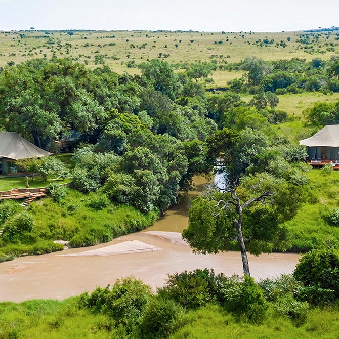 Great Migration Safaris - Exclusive Sala's Camp in Masai Mara - Romantic Kenya: Giraffe Manor and Masai Mara Safari