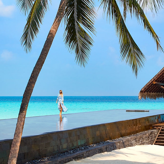 Luxury Lap Pool at One&Only Reethi Rah Maldives