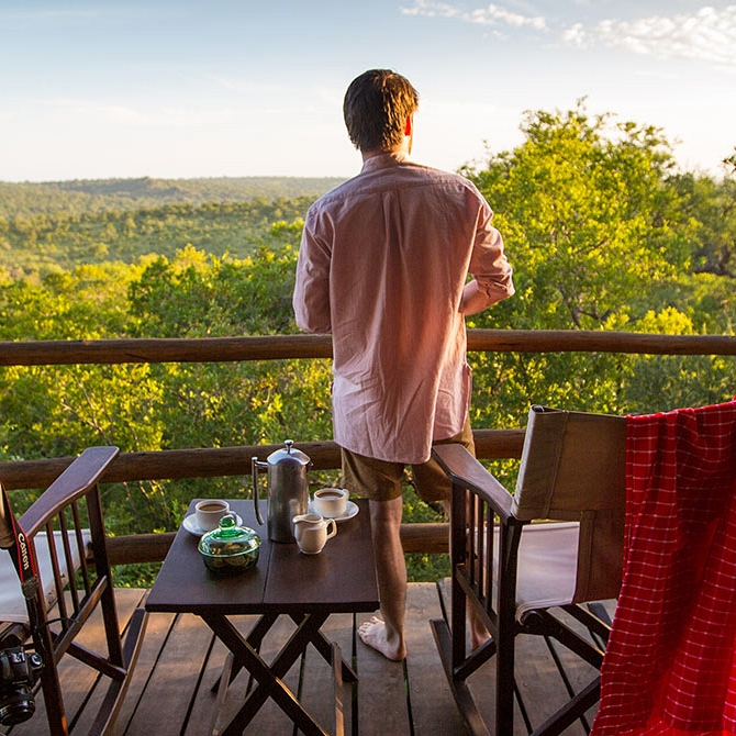 Private Balcony at Treetops Lodge, Tarangire National Park, Tanzania