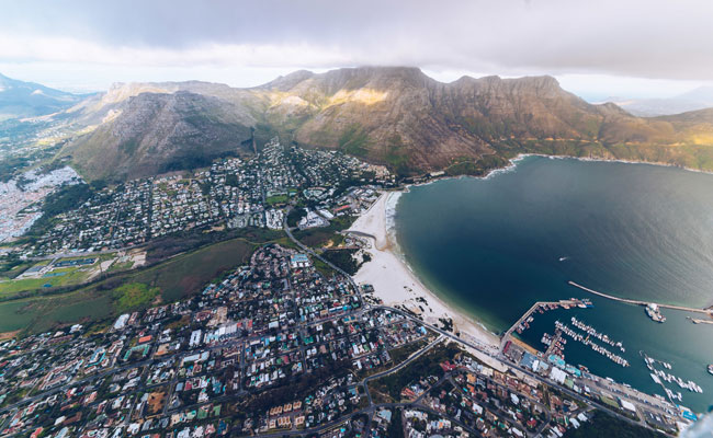 Aerial of Houts Bay - Tourism Cape Town - Travel South Africa