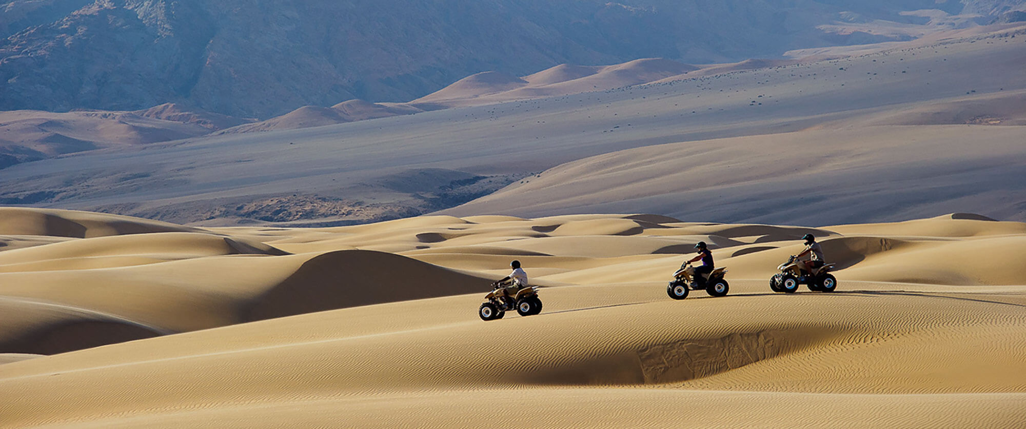 Quad biking in the Namib Desert, Namibia