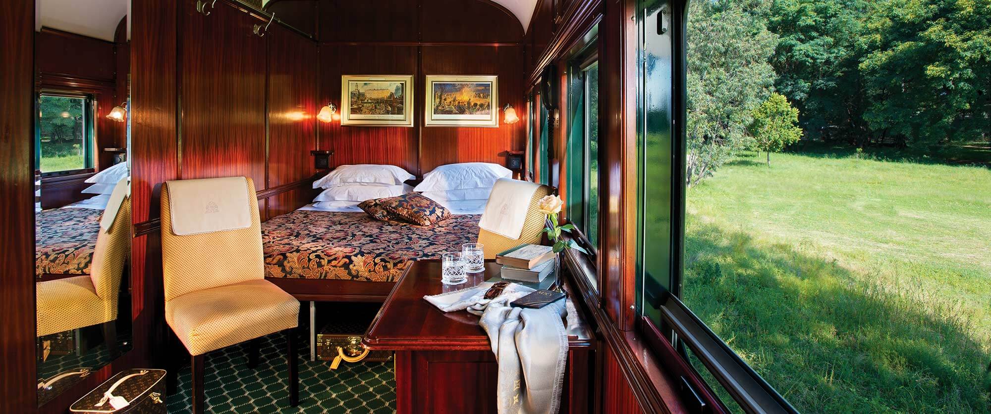 Rovos Rail Deluxe Double Suite - Rovos Rail Golf Safari South Africa