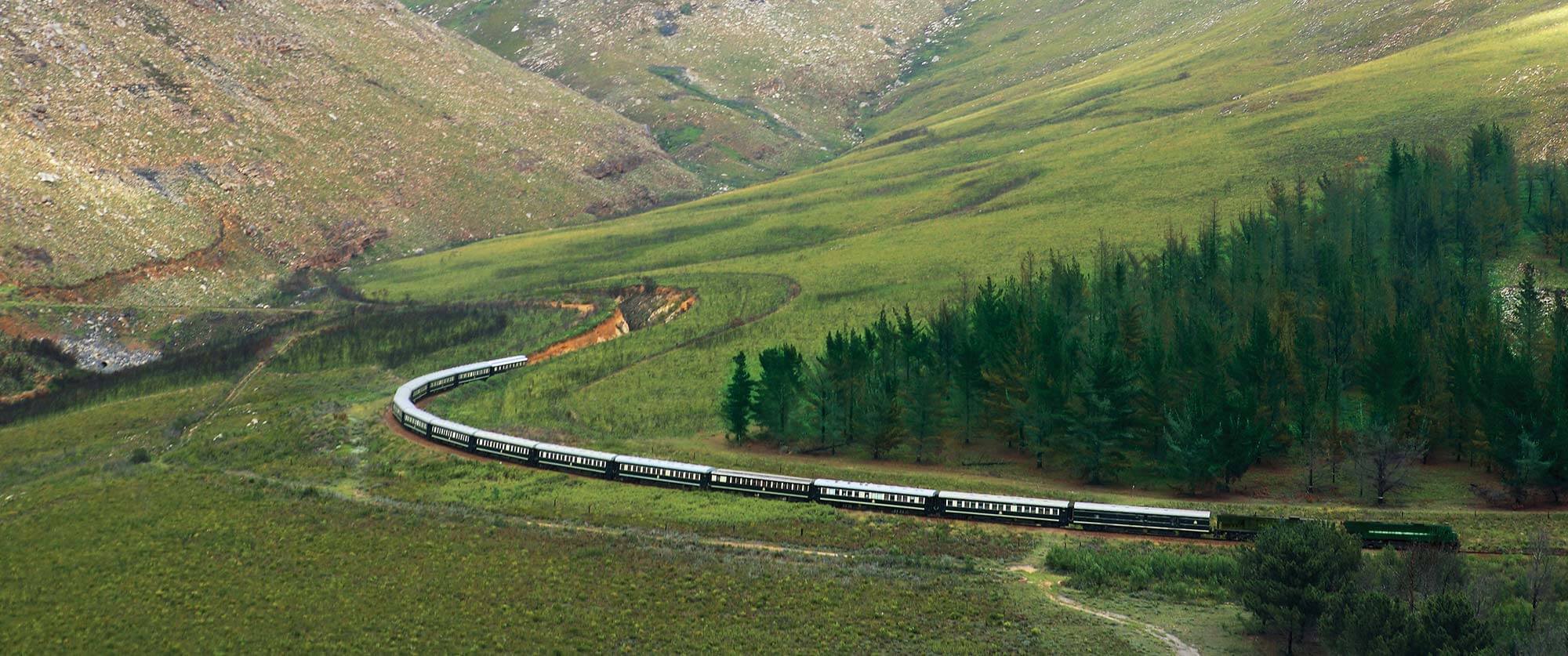 South African Golf Tour - Rovos Rail Traveling Through Oudtshoorn - Rovos Rail Golf Collage South Africa