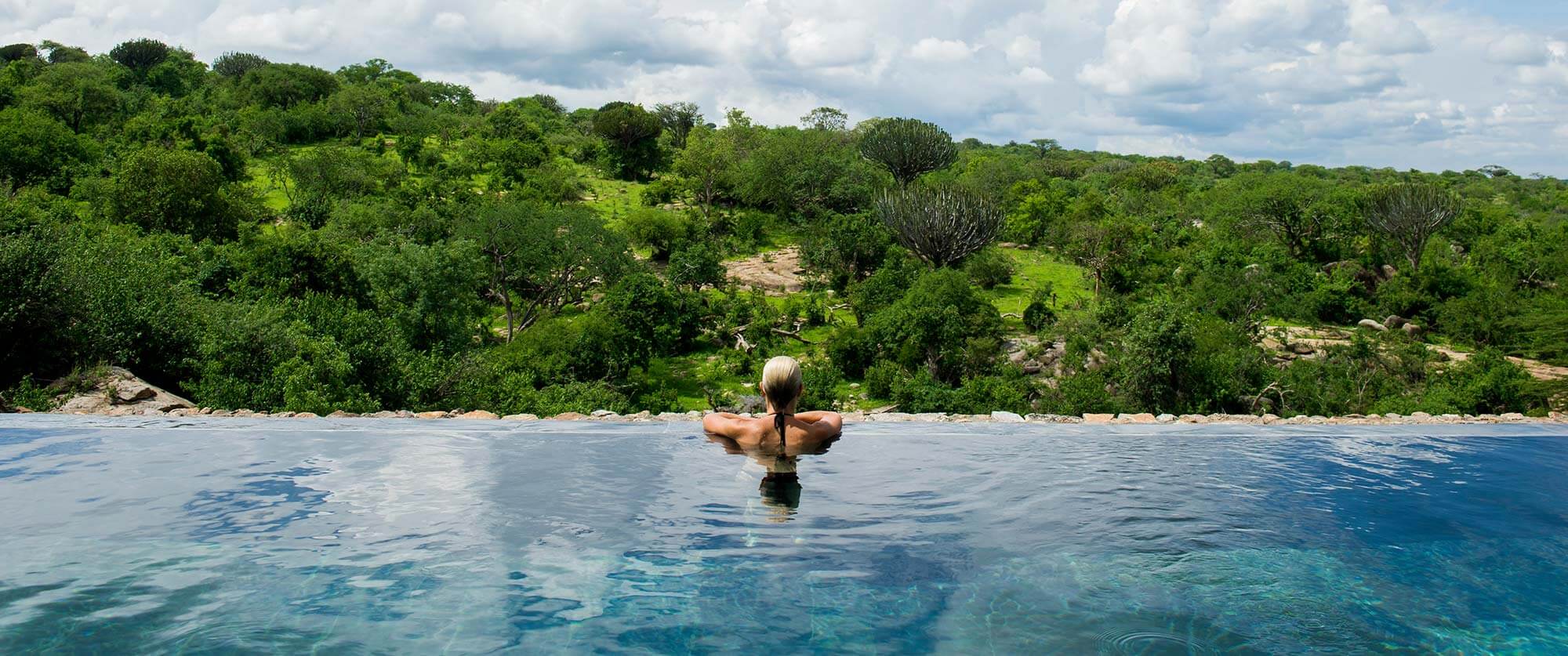 Pool at Mwiba Lodge - Tanzania Safari Tours: Ultimate Northern Circuit Package