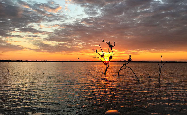 Sunset on Lake Kariba - Zimbabwe Safari - Lake Kariba - Changa Safari Camp