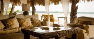 Lounge at Sand Rivers Selous - Selous Game Reserve Safaris - Remote Tanzania Safari Adventure
