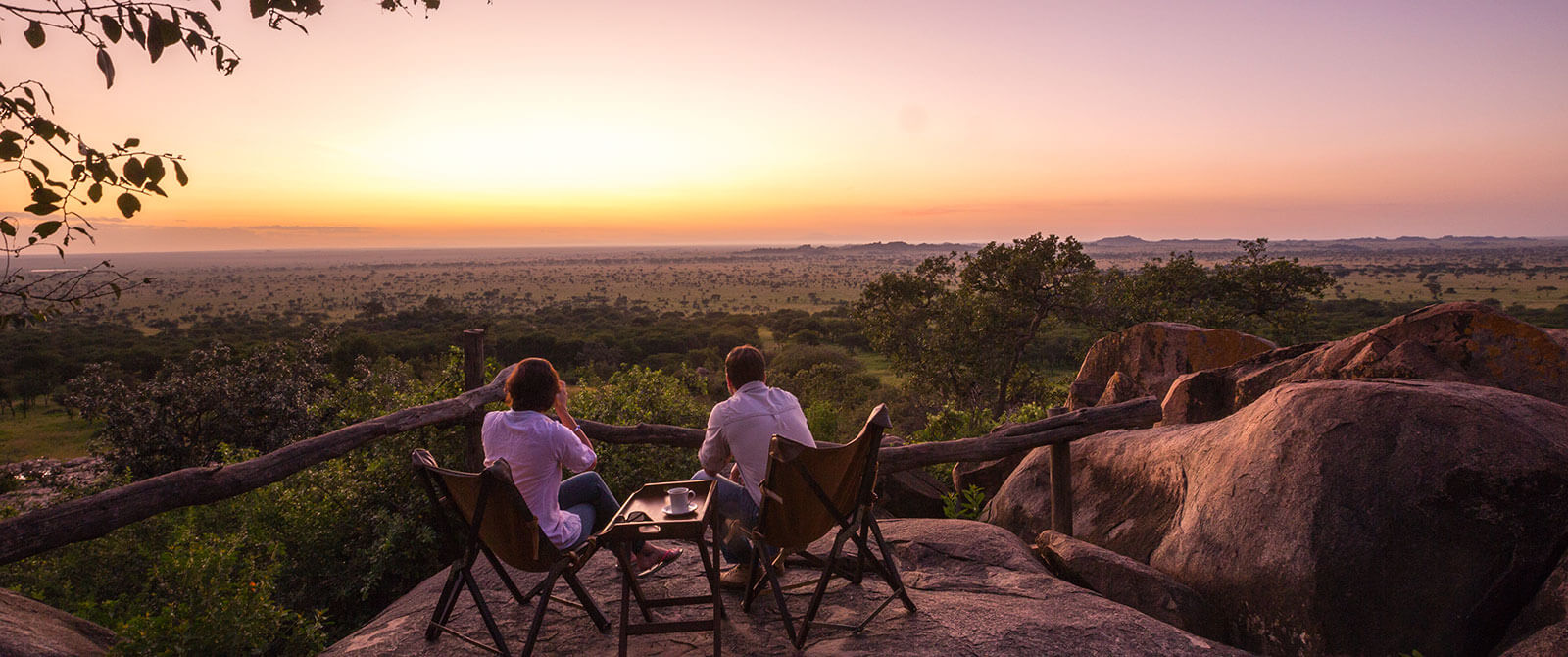 Serengeti Pioneer Camp Sunset - Great Migration Safari - Tanzania Safari Honeymoon