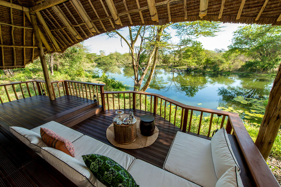 Bedroom view - Tsavo Kenya - Finch Hattons