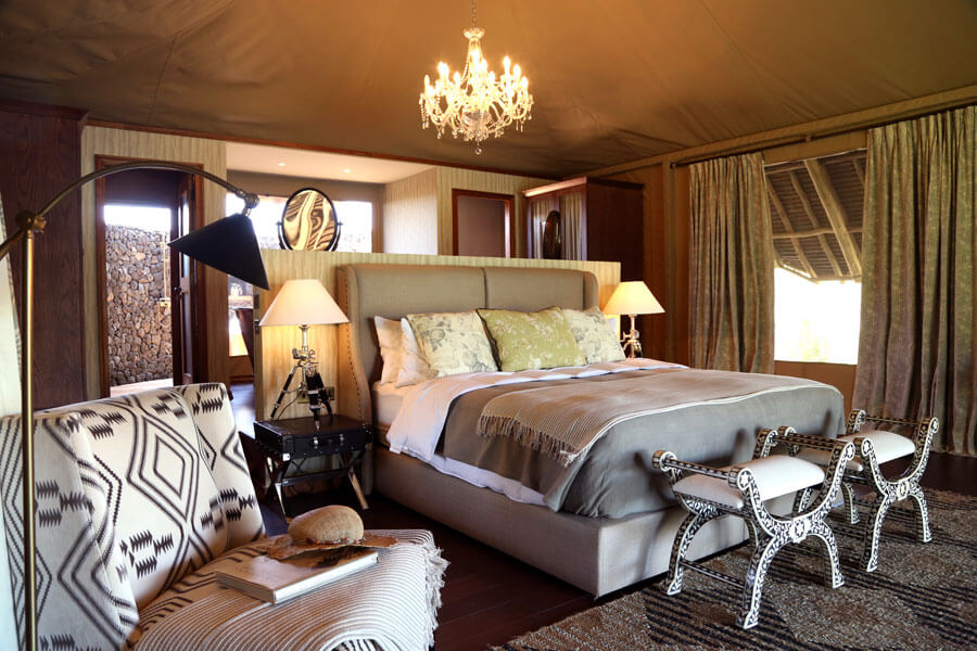 Lodge bedroom - Tsavo Kenya - Finch Hattons