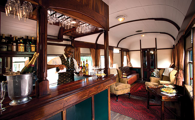 Bar Aboard South Africa's Rovos Rail