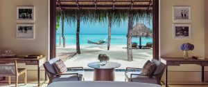 One&Only Reethi Rah Resort Maldives - View from Beach Villa Bedroom