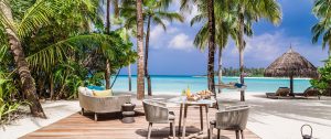 One&Only Reethi Rah Resort Maldives - Beach Villa Outdoor Living Spaces