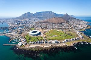 Aerial View of Cape Town - South Africa Tours and Safari Packages