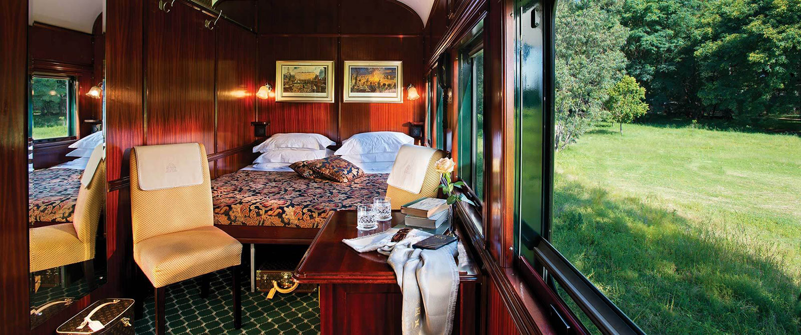 Deluxe Suite Aboard the Rovos Rail, South Africa