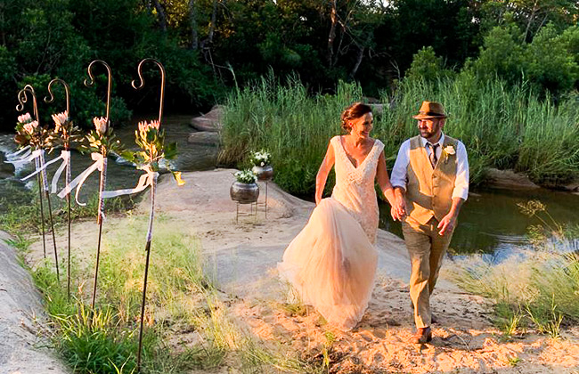 South Africa wedding ceremony in the Sabi Sands