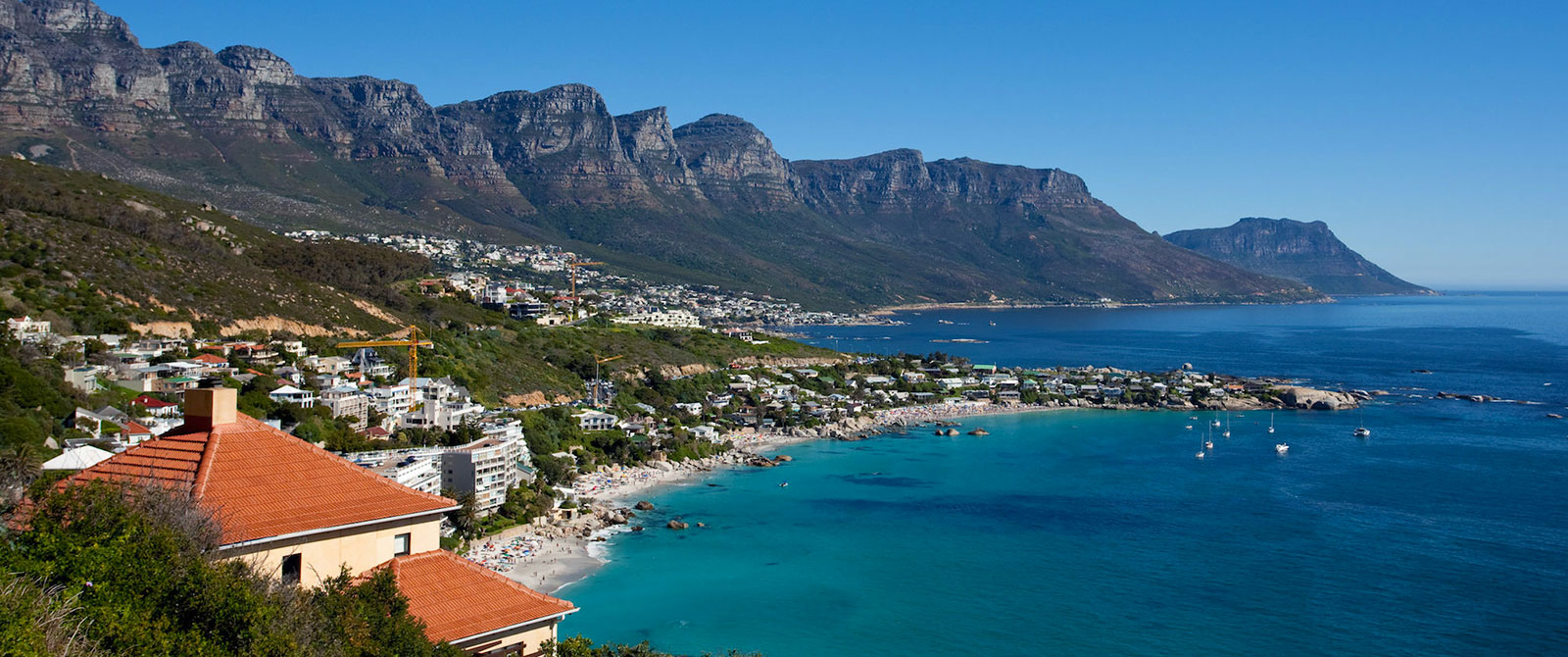 Clifton Beaches and the Twelve Apostles in Cape Town, South Africa