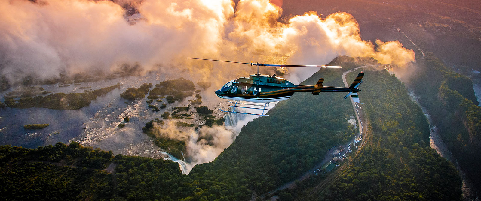 Helicopter Sightseeing Tour Over Victoria Falls