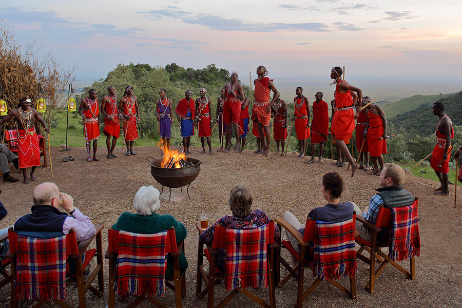 Maasai cultural interactions in the Masai Mara
