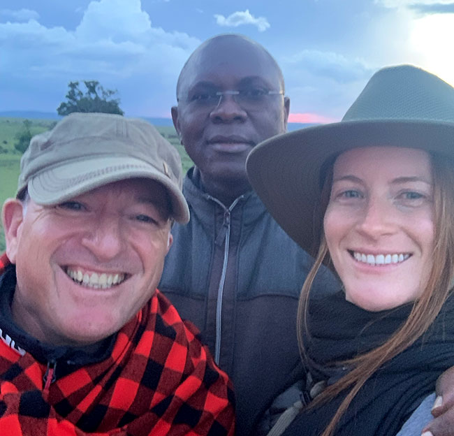 New Friends on Safari at Karen Blixen Camp, Kenya