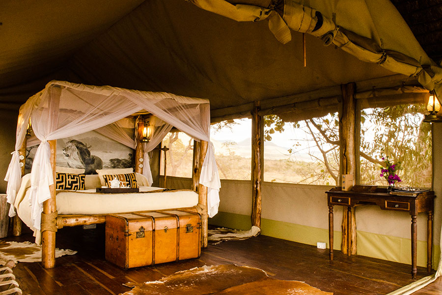 Room at Campi Ya Kanzi - Safari Camp in Kenya